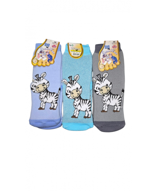 Роси Ник детски термо чорапи със зебра 3 чифта